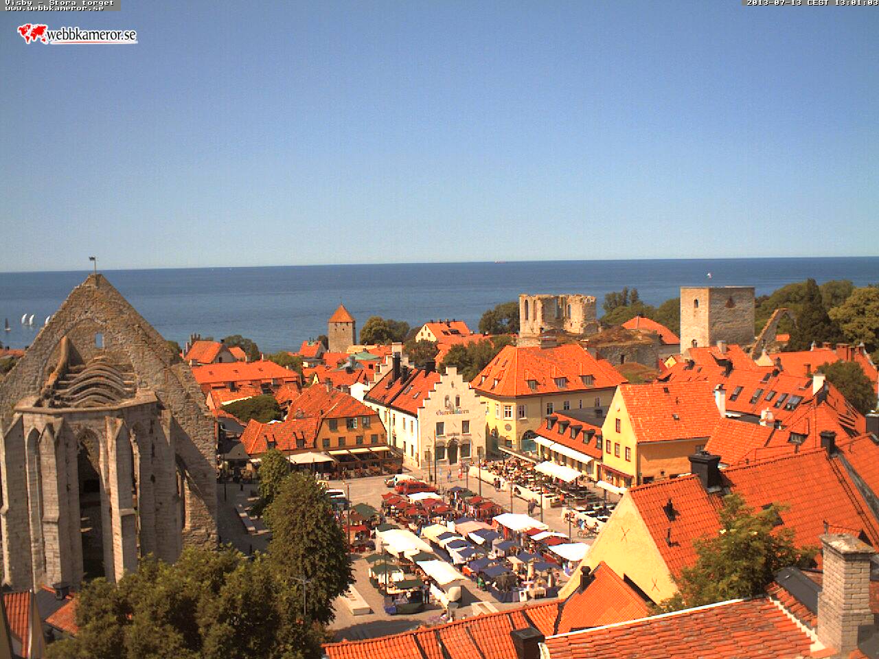 Visby スウェーデン どこかの国のライブカメラ ライブカメラ 海外 旅行 写真