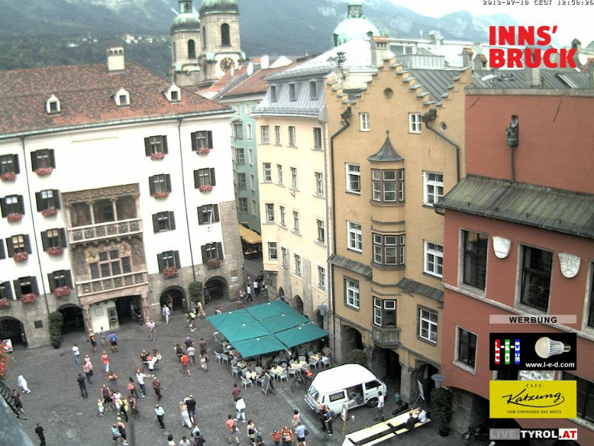 Innsbruckオーストリア どこかの国のライブカメラ ライブカメラ 海外 旅行 写真