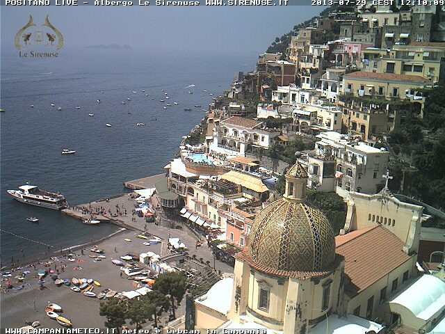 Positano イタリア どこかの国のライブカメラ ライブカメラ 海外 旅行 写真