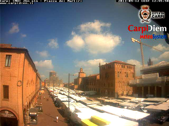 Carpi イタリア どこかの国のライブカメラ ライブカメラ 海外 旅行 写真