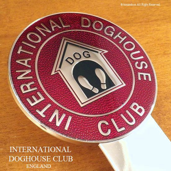 ドッグハウス グリル バッジ INTERNATINAL DOGHOUSE CLUB MINI