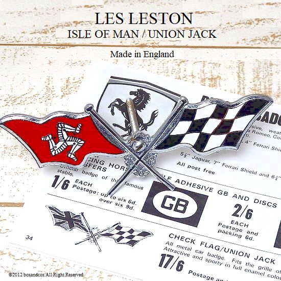 ISLE OF MAN マン島 カー グリルバッジ bac style blog