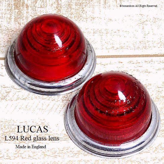 LUCAS ルーカス L594 レッド ガラスレンズ | bac style blog