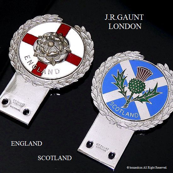 イングランド & スコットランド カーバッジ J.R.GAUNT LONDON | bac ...