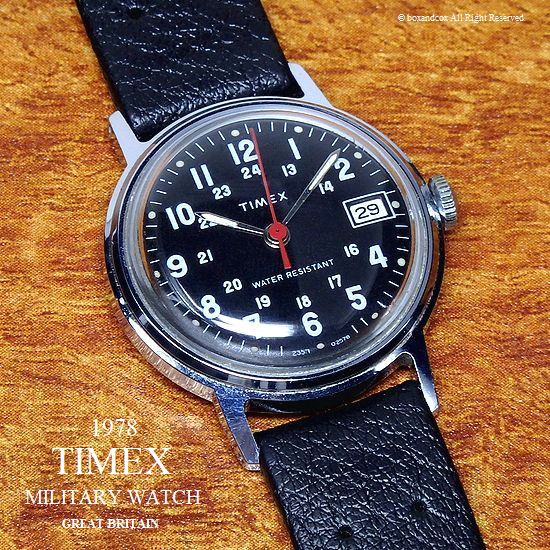 Vintage TIMEX MILITARY DATE/タイメックス ミリタリー ウォッチ | bac 