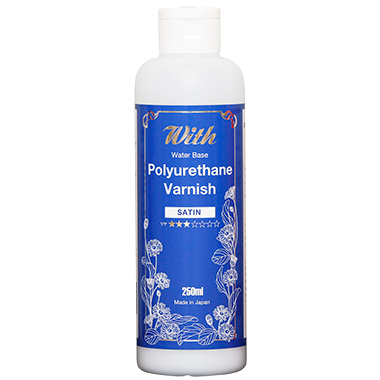 GY-6107: <With>ポリウレタンバーニッシュ 250ml <サテン>