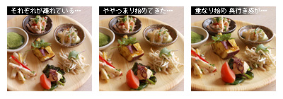 かなりピンボケ タルト奥行きを撮る