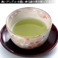 かなりピンボケ お茶の撮り方