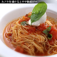 かなりピンボケ パスタの撮り方