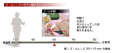 かなりピンボケ ぼかし術