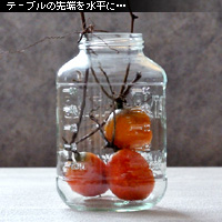 かなりピンボケ マド際に撮影セットを組む