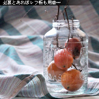 かなりピンボケ 布バックのレイアウト