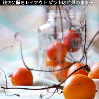 かなりピンボケ 布バックのレイアウト