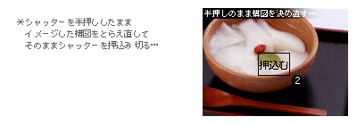 かなりピンボケ 杏仁豆腐を撮る