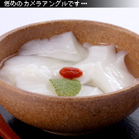 かなりピンボケ 杏仁豆腐フォーカスロック