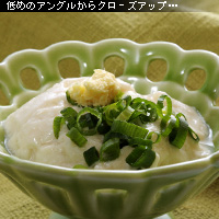 かなりピンボケ お豆腐を撮る