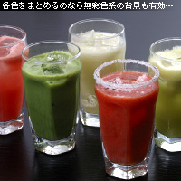 かなりピンボケ グラス 傾け撮り