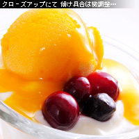 かなりピンボケ クローズアップでとらえるスウィーツ