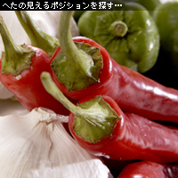 かなりピンボケ 赤唐辛子の撮り方