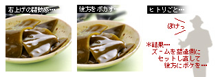 かなりピンボケ 根こんぶの撮り方