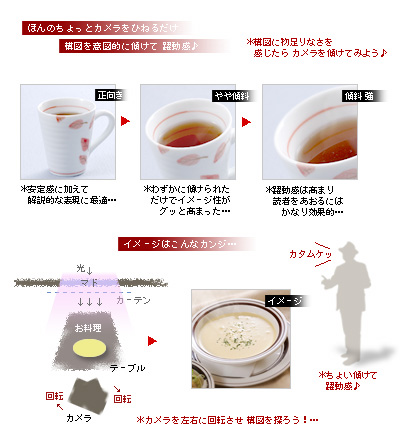 かなりピンボケ 傾けワザで軽快感
