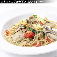 かなりピンボケ 牡蠣パスタ イメージ