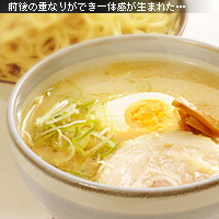 かなりピンボケ つけ麺を撮る