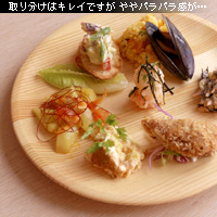 かなりピンボケ ブッフェ料理の取り方