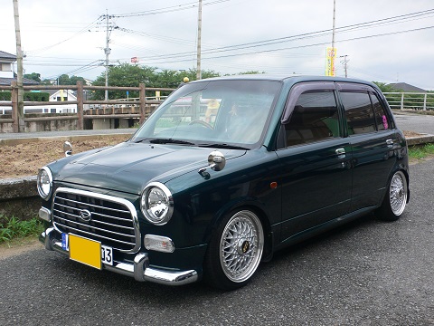 ミラジーノ 車検＆車高調取付～♪ | カラコンブログ！