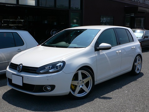 VW GOLF6 ホイール装着～♪ | カラコンブログ！