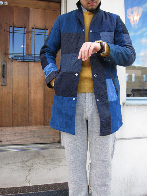 HR REMAKE』 DENIM QUILT SHOP COAT. | DEELIGHT CALTRAIN NEW ARRIVAL