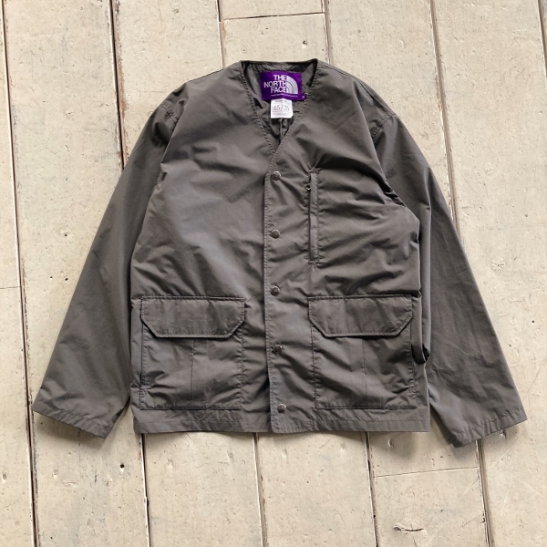 the north face purple label field leather jacket