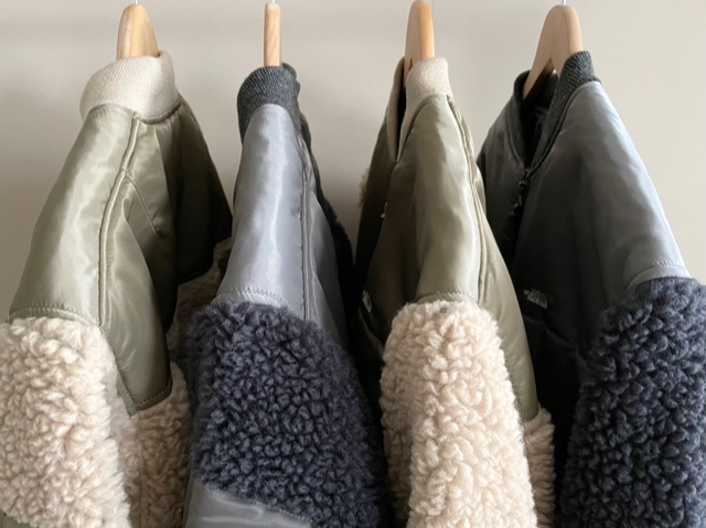 THE NORTH FACE PURPLE LABEL “Wool Boa Fleece Denali Coat