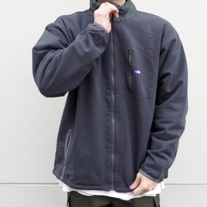 THE NORTH FACE PURPLE LABEL "High Bulky French Terry Field Jacket