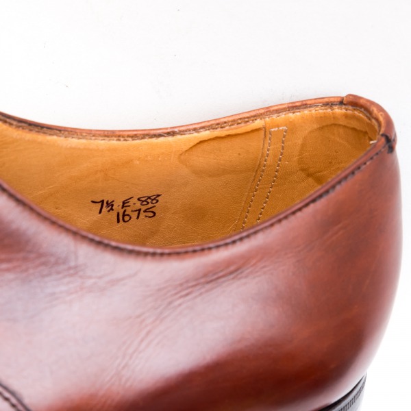 マッキントッシュ エドワードグリーン製 パンチドキャップトゥ