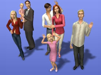 Sims2で作ったタナー一家