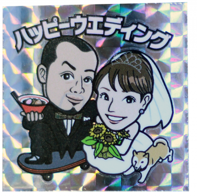 結婚式でキラキラシールを作成 オリジナルノベルティ製作スタッフブログ