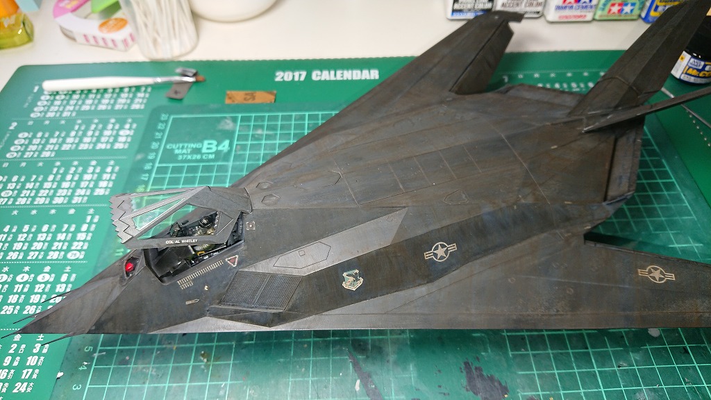 F-117A ナイトホーク 製作日記-17 | ＴＡＫＥＺＯの模型の部屋