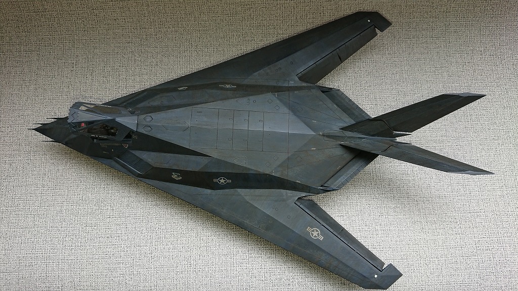 飛行機 ﾛｯｷｰﾄﾞ F-117A ﾅｲﾄﾎ-ｸ 1/48 ﾀﾐﾔ | ＴＡＫＥＺＯの模型の部屋