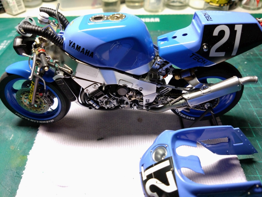 ヤマハ YZF750 TECH21 '87 8耐 製作日記- 26 | TAKEZOの模型の部屋