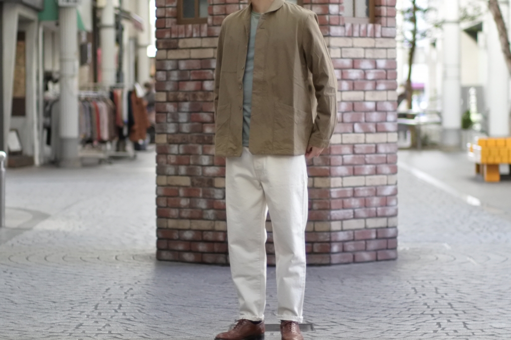 maillot】chino deck shirt col.BEIGE | theater