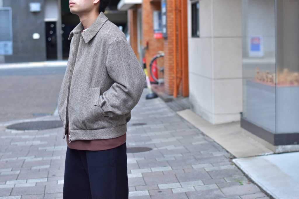 Phlannèl】Arles Wool Tweed Harrington Jacket / 香りって難しいけどいいよねって話 | theater