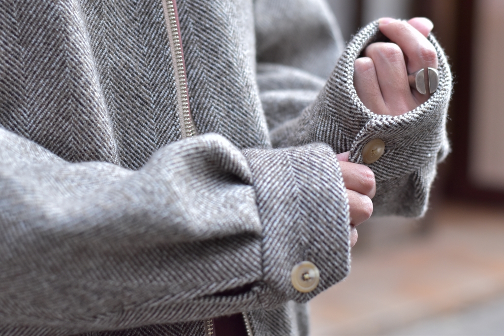 Phlannèl】Arles Wool Tweed Harrington Jacket / 香りって難しいけど