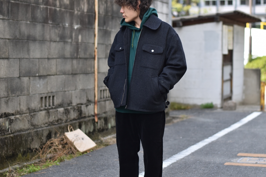 Phlannèl】Arles Wool Tweed Field Jacket /もうすっかりそんな季節っ