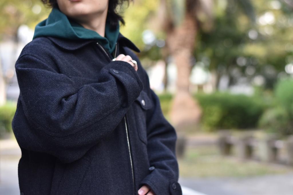 Phlannèl】Arles Wool Tweed Field Jacket /もうすっかりそんな季節っ