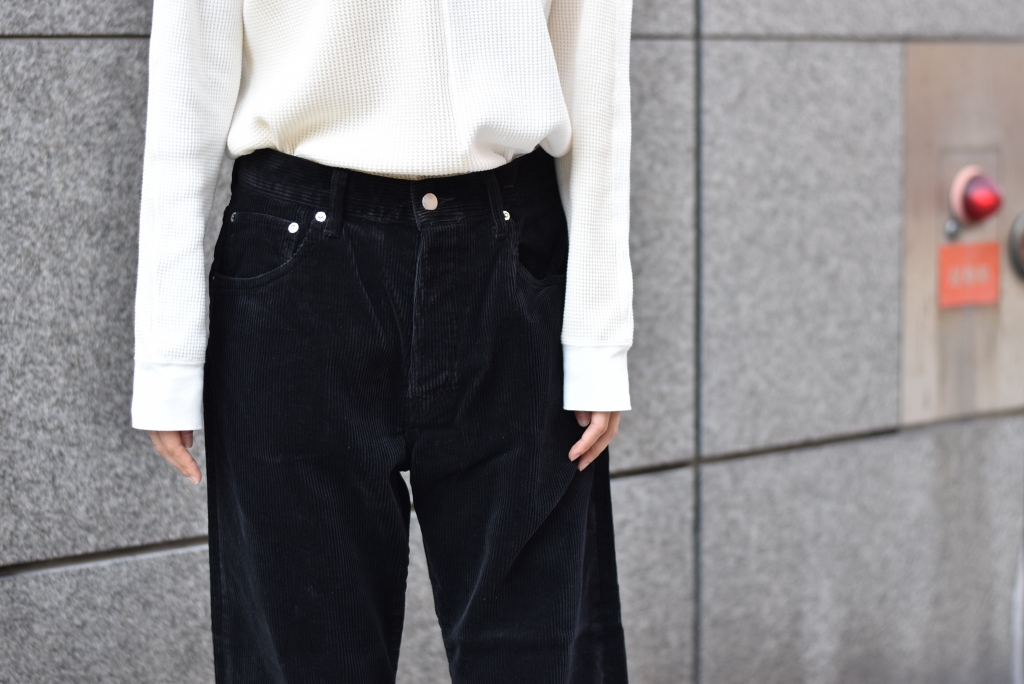 HATSKI】Wide Tapered Corduroy Pants | theater