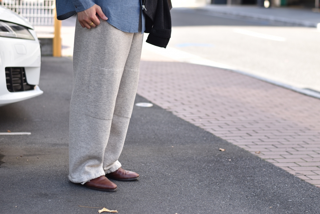 Phlannèl】Cotton Yak Sweat Pants(Men's) | theater Phlannèl】Cotton Yak Sweat Pants(Men's) | theater