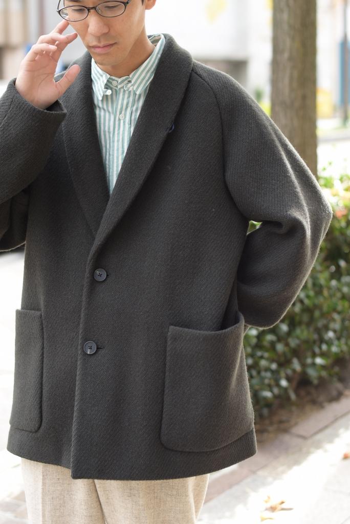 Phlannèl】Wool Roving Twill Short Coat / 大音量で流せばよかったっ