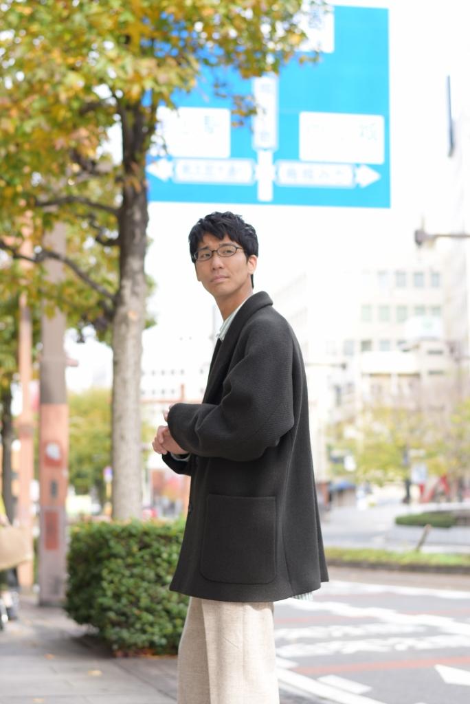 Phlannèl】Wool Roving Twill Short Coat / 大音量で流せばよかったっ Phlannèl】Wool Roving Twill Short Coat / 大音量で流せばよかったっ