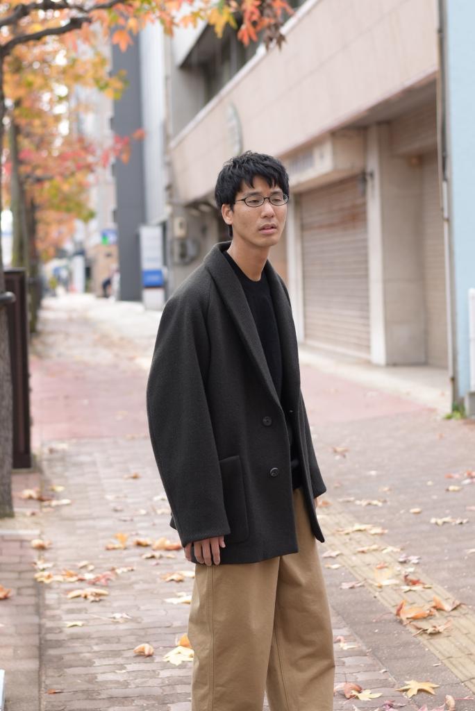 Phlannèl】Wool Roving Twill Short Coat / 大音量で流せばよかったっ  